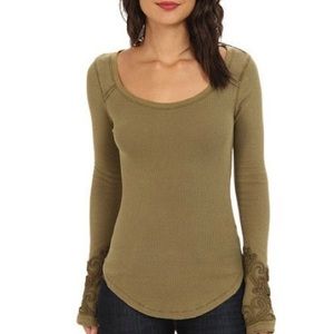 Free people olive green thermal